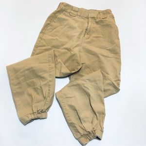 I.AM.GIA Khaki Jogger Pants with Belt Chain Loop - Women’s S